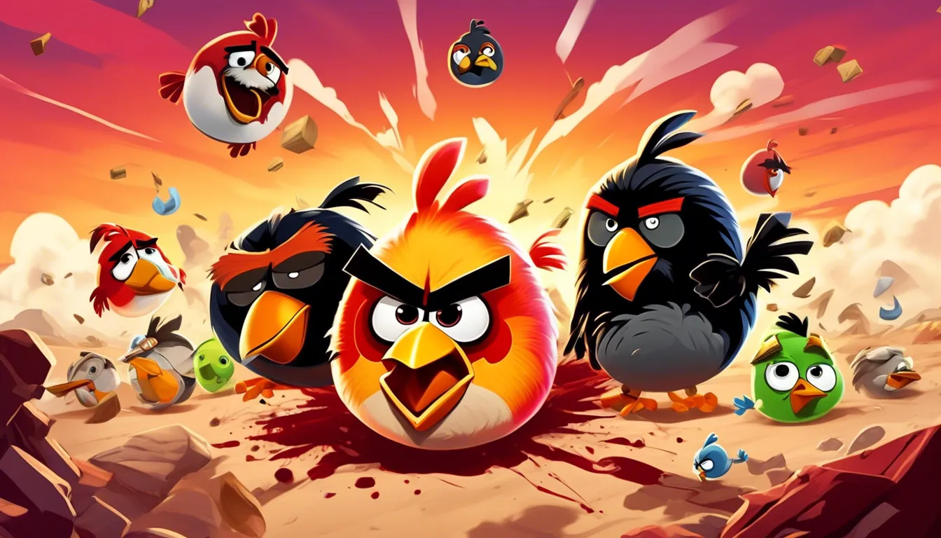 Unleash your inner rage with the addictive Angry Birds on